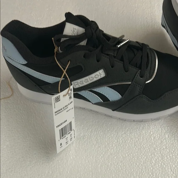 Reebok Black and Light Blue Sneakers - Picture 2 of 10